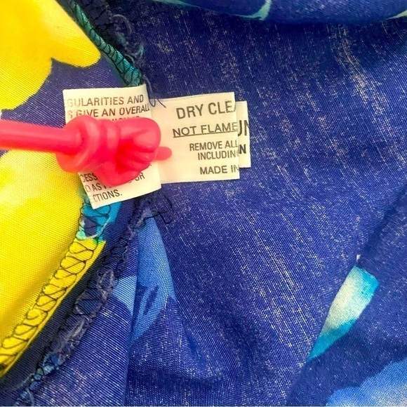 John Bentley Button Down Women’s Maxi Floral Dress (has small hole) missing belt - Picture 11 of 12